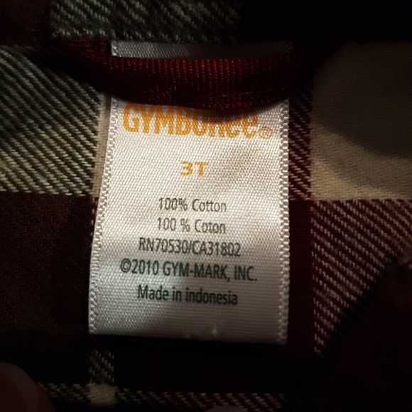 Gymboree boys size 3T plaid flannel button up shirt - Picture 4 of 5